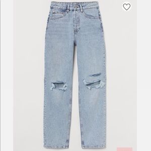 H&M Straight High Waist Jeans